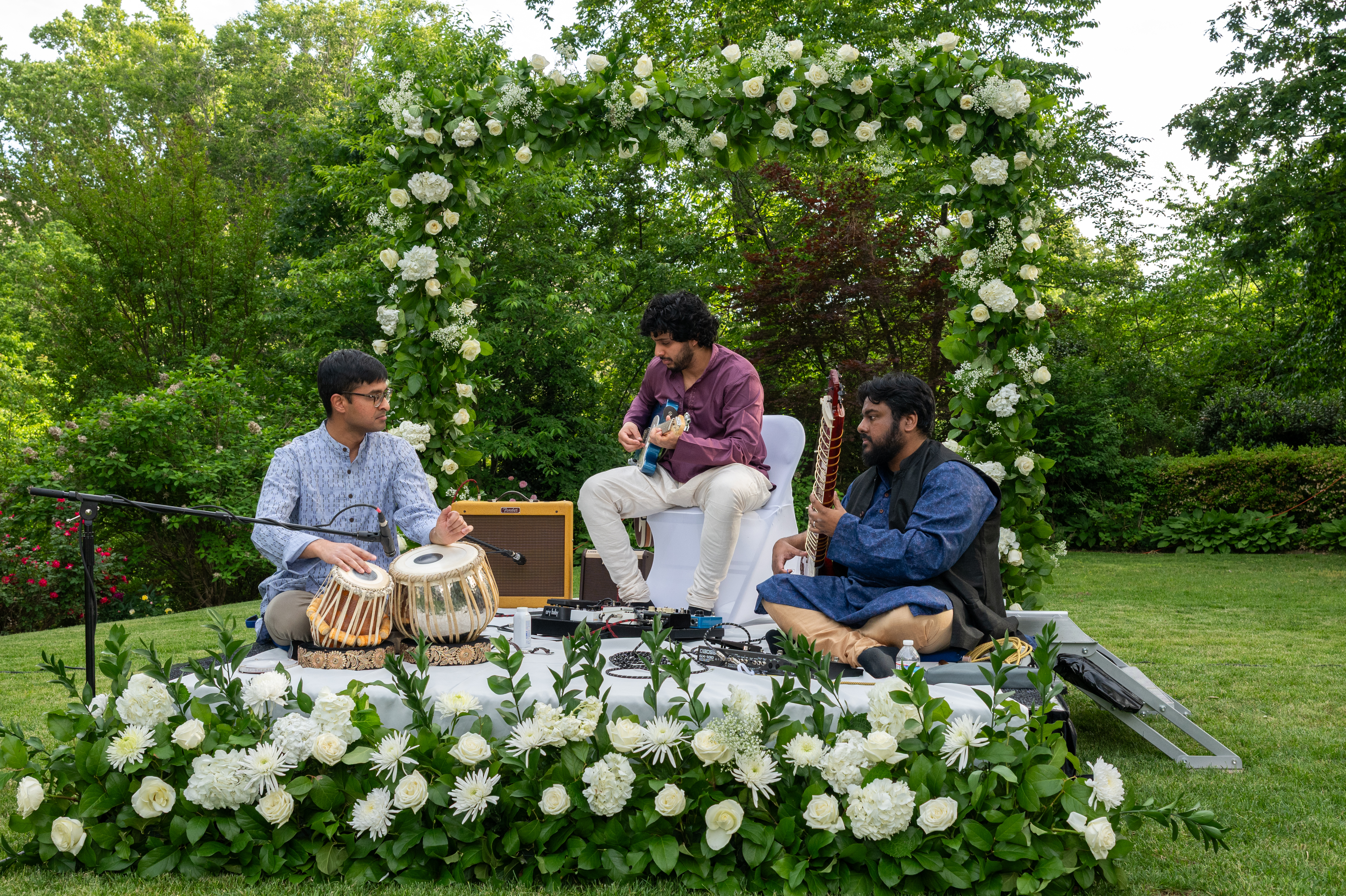 Laal Taal performing at the Indian Ambassador's residence, Washington DC